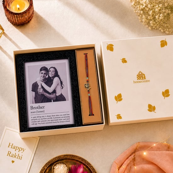 Bandhan Eden Best Brother Photo Frame with Rakhi