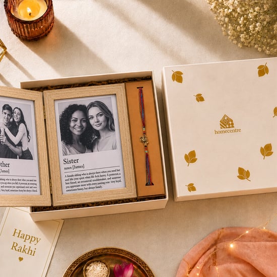 Bandhan Eden Foldable Photo Frame with Rakhi
