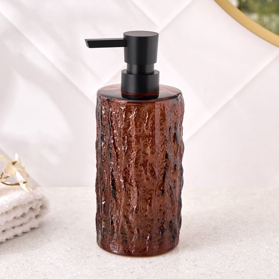 Nova Garnet Bravelle Glass Soap Dispenser - 420ml