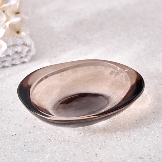 Aubree Bathlux Glass Soap Dish