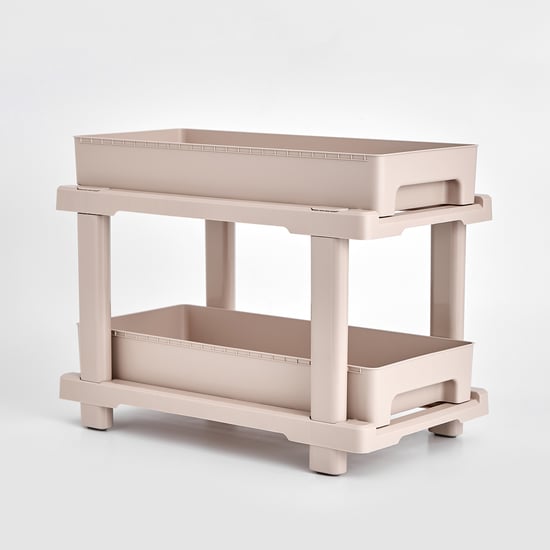 Corsica Casa 2-Tier Sliding Storage Shelf