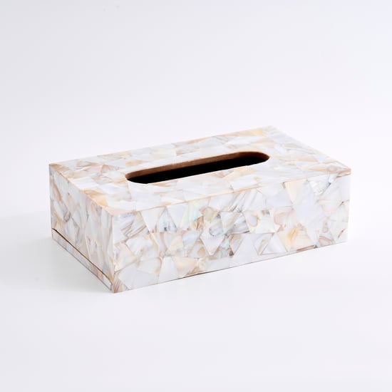 Stoneage Wills Mop Marble Tissue Box - 26x15cm