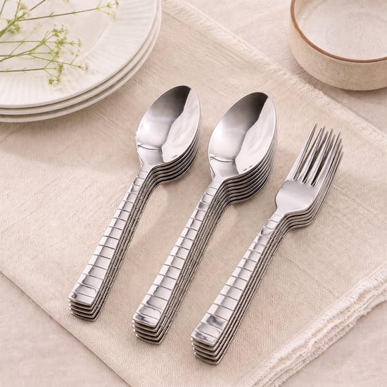 Glister Ashton Ribs 18Pcs Stainless Steel Cutlery Set