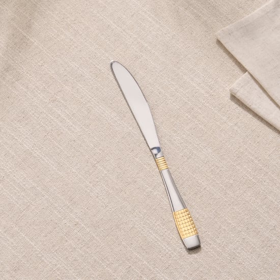 Glister Amara Dots Set of 2 Stainless Steel Dinner Knives