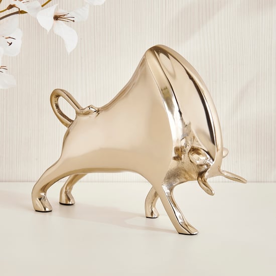 Grantley Fauna Aluminium Bull Figurine