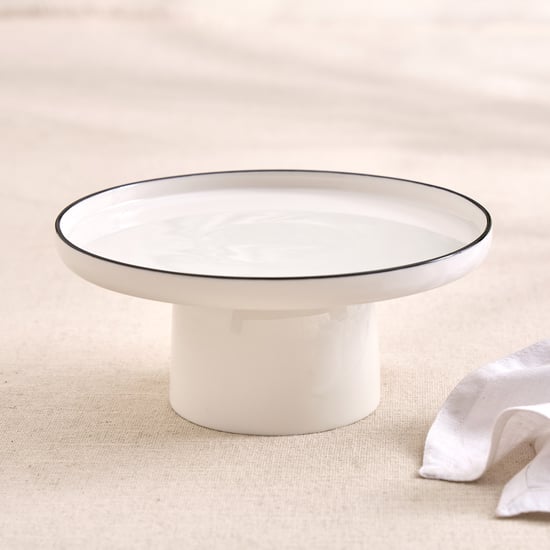 Ivory Essentials Elan Porcelain Cake Stand