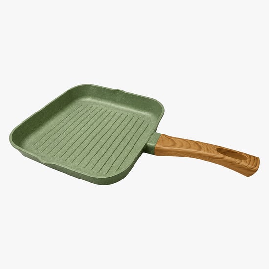 Allure Botanica Aluminium Induction Compatible Spatter Grill Pan - 26 cm