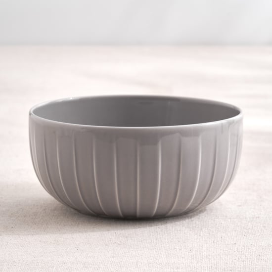 Table Stories Pleated Porcelain Cereal Bowl - 750ml