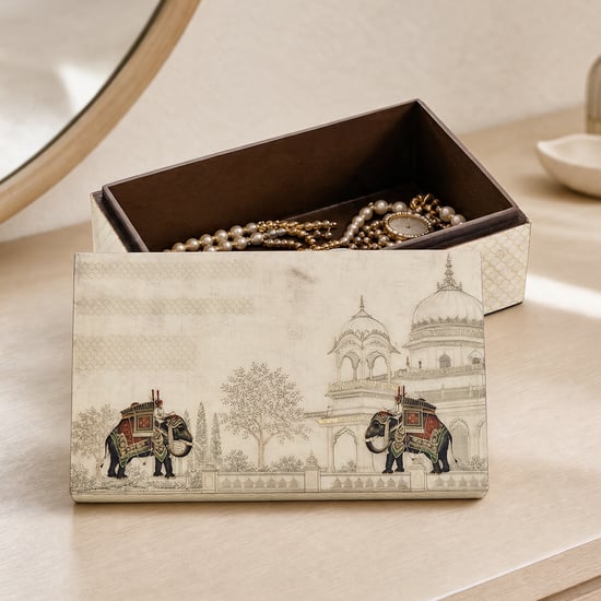 Oravelle Wooden Printed Trinket Box