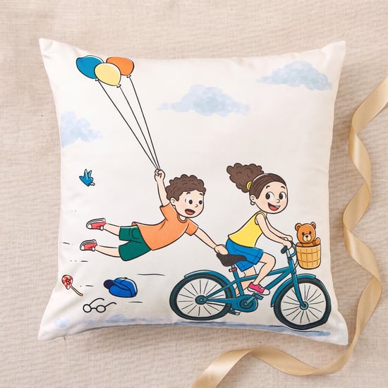 Little Bonds Printed Filled Cushion - 45x45cm
