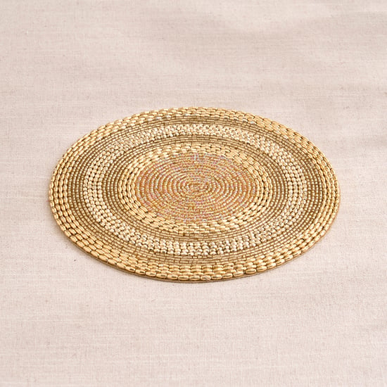 Halcyon Glass Glass Beaded Trivet