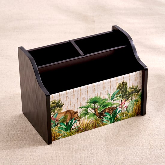 Oakland Safari Wooden Printed Multipurpose Organiser