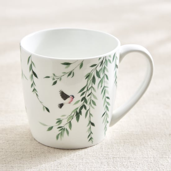 Heva Bone China Bird Printed Mug - 240ml
