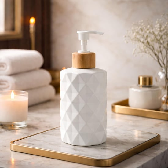 LUXE HOME Glass Multipurpose Dispenser - 250ml
