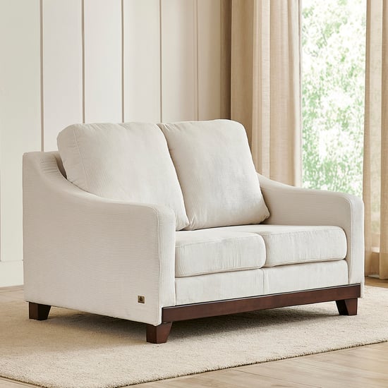 Helios Lumino Fabric 2-Seater Sofa - Ivory