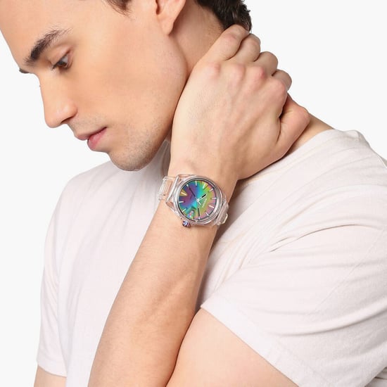 DIESEL MS9 Iridescent Analog Watch - DZ1926