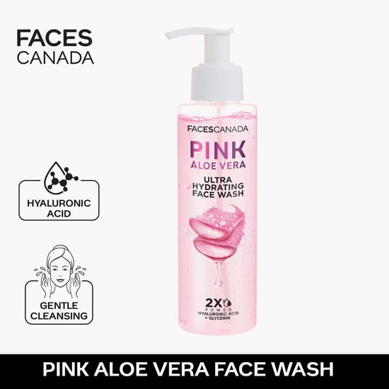 FACES CANADA Pink Aloe Vera Ultra Hydrating Face Wash -100ml