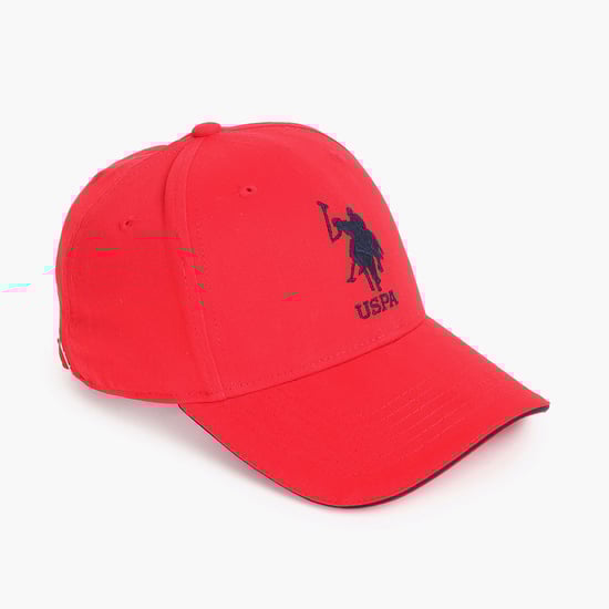 POLO Brand Logo Baseball Cap Red