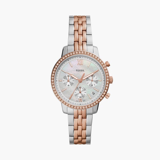 FOSSIL Neutra Women Two Tone Chronograph Watch ES5279