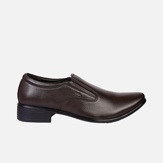 LEE COOPER Men Textured Slip-On Formal Shoes