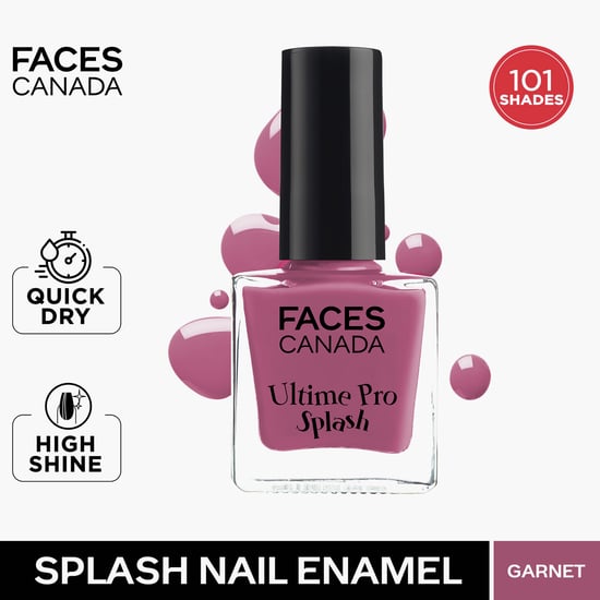 FACES CANADA Ultime Pro Splash Nail Enamel - Garnet 109 - 8ml