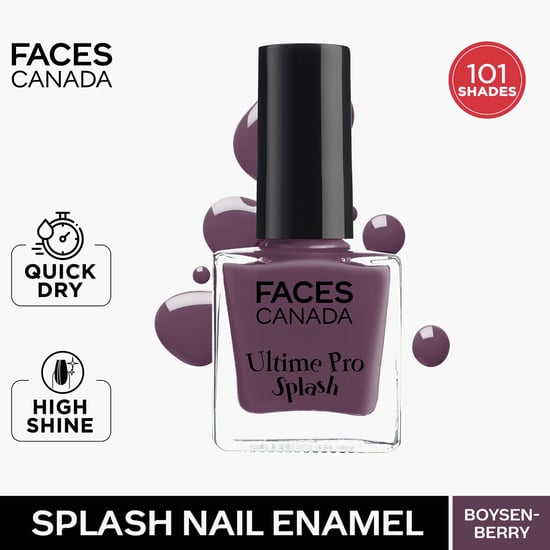 FACES CANADA Ultime Pro Splash Nail Enamel - Boysenberry 133 - 8ml