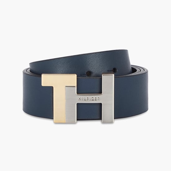 TOMMY HILFIGER Men Solid Casual Belt Blue