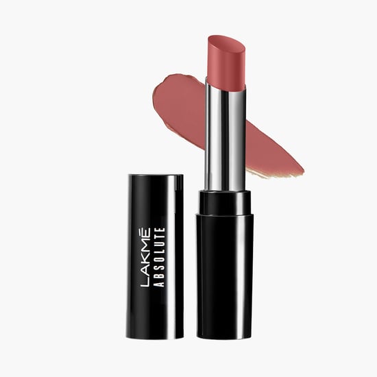 LAKME Absolute Skin Dew Satin Lipstick - 102 Nude Rose - 3.4g