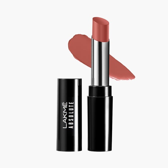 LAKME Absolute Skin Dew Satin Lipstick - Nude Brick - 3.4g