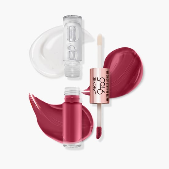 LAKME 9 to 5 Matte to Glass Liquid Lip - Fuchsia Pink - 7.6ml