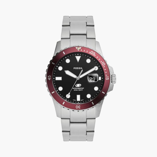 FOSSIL Blue Men Analog Watch with Stainless Steel Strap -  FS6013I