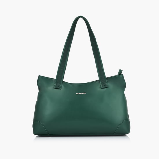 FASTRACK Women Solid Shoulder Bag Green