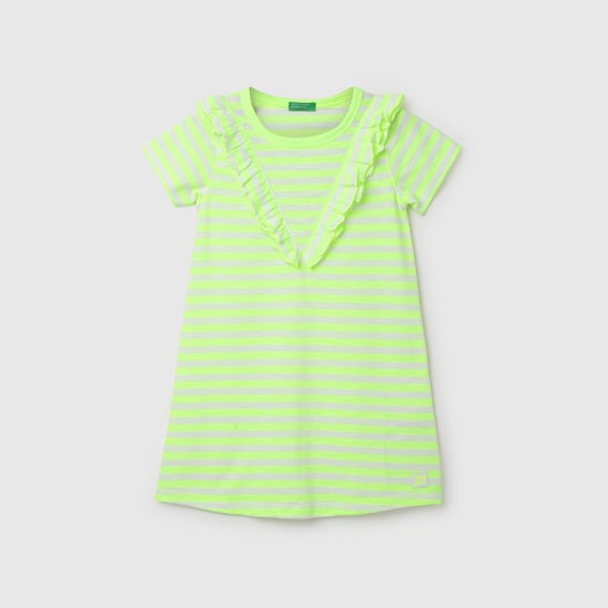 green emerald velvet dress Stripe Pocket Front Shirt Dress- Green main image 0