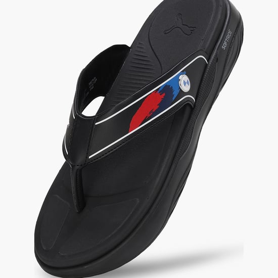 PUMA Men BMW MMS Softride Seave Flip Flops Black
