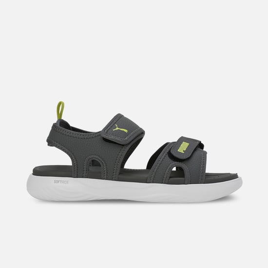 PUMA Men Logo Printed Velcro Closure Sandals