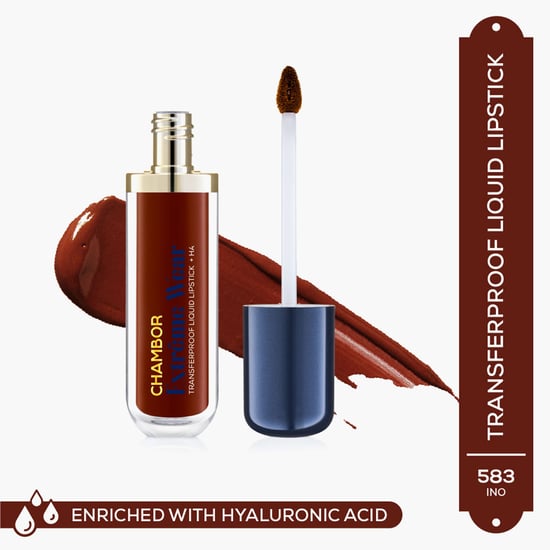 CHAMBOR Extreme Wear Transferproof Liquid Lipstick - 583 Ino - 6ml