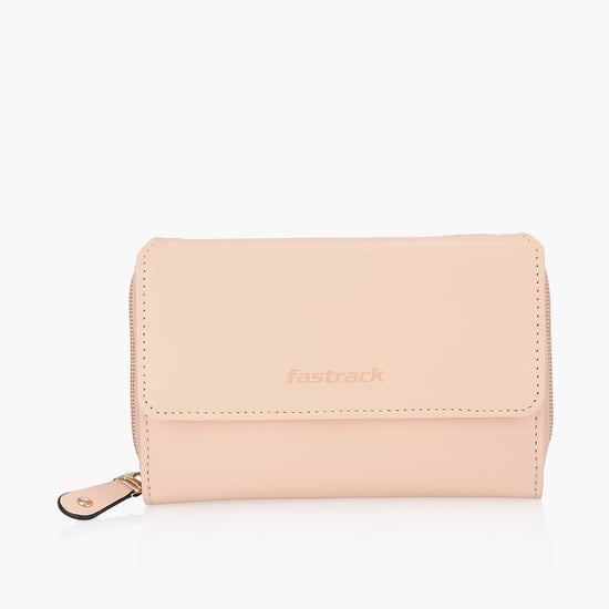 FASTRACK Women Solid Zip-Around Wallet