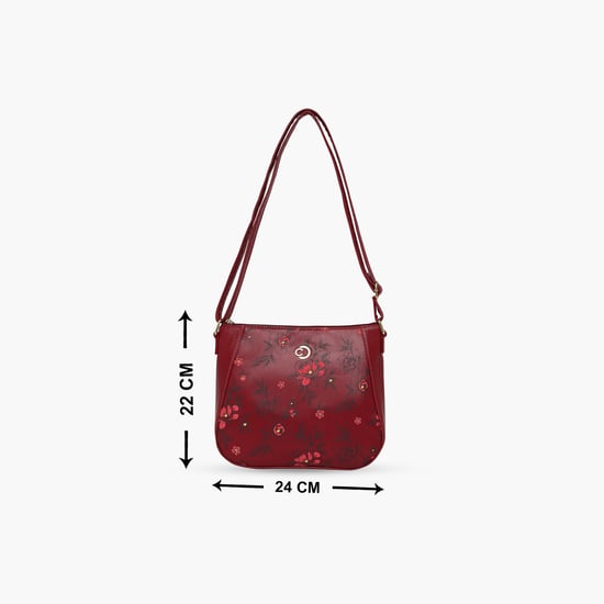 Caprese red sling bag sale