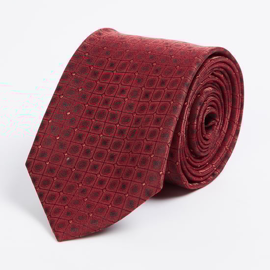 PARK AVENUE Men Printed Slim Formal Tie