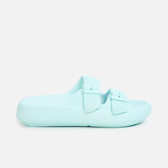 FAME FOREVER Girls Textured Sliders