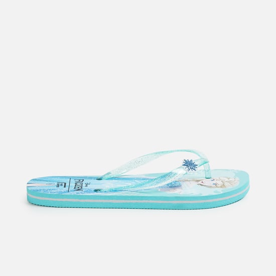 FAME FOREVER Girls Frozen Graphic Print Flip-Flops