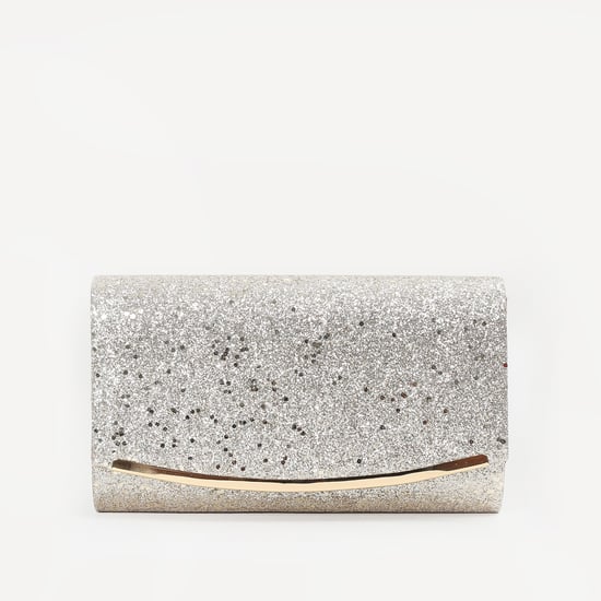 CODE Textured Foldover Clutch
