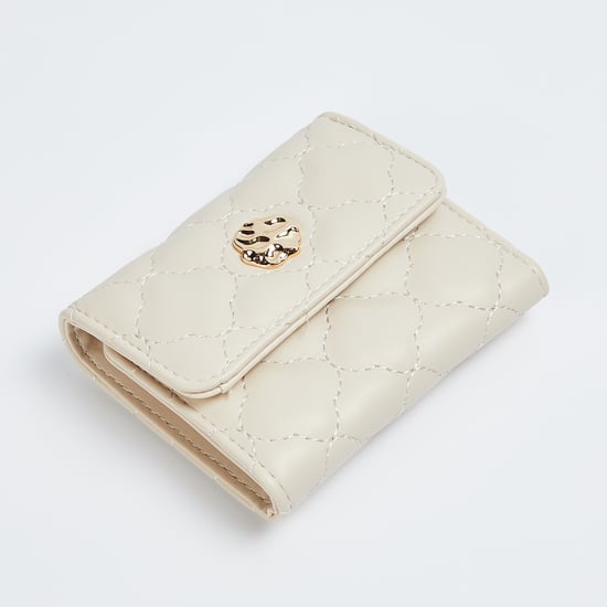 GINGER Quilted Tri-Fold Wallet