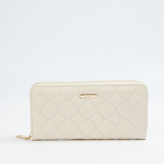 GINGER Quilted Zip-Around Wallet