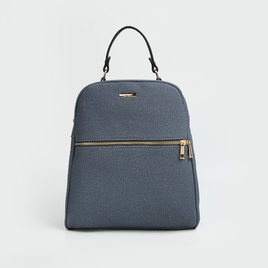 GINGER Women Textured Casual Backpack