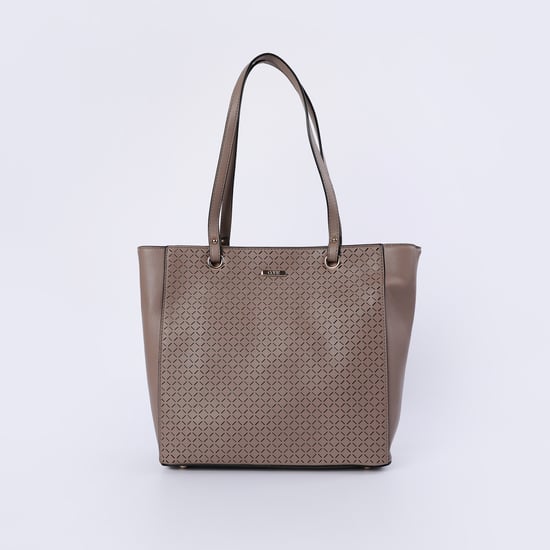 CODE Cut Out Detail Shoulder Bag | Brown