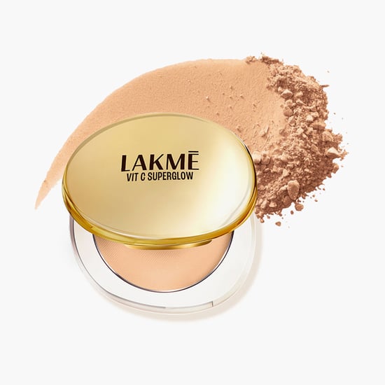 LAKME VitC Superglow Skin Perfecting Compact - Sand - 8g