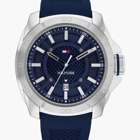 TOMMY HILFIGER Men Silicone Strap Analag Watch TH1792134