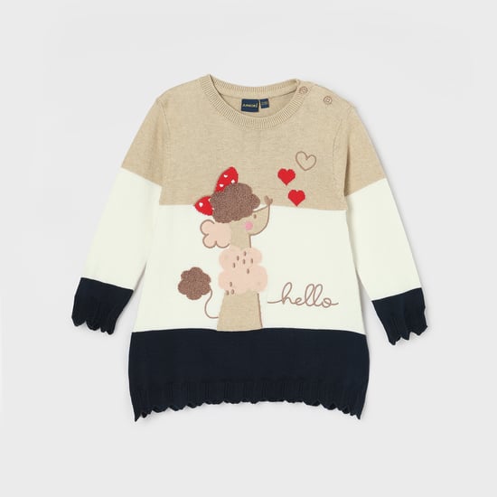JUNIORS Appliqued Sweater