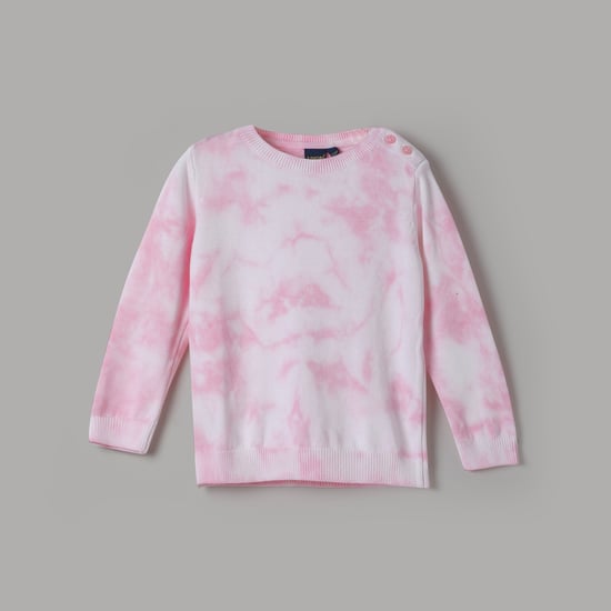 FAME FOREVER Tie & Dye Sweater